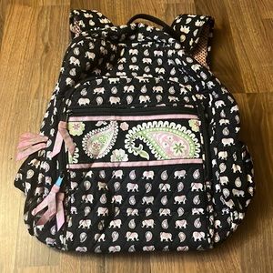 Vera Bradley Backpack : Elephant Pattern